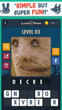 Close Up Horror: Pic Word Quiz Screen Shot 9