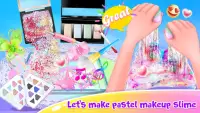 Pastel Makeup Slime - Rainbow Slime Simulator Screen Shot 2