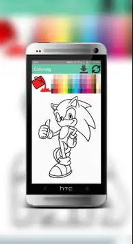 Coloring for Sonic Screen Shot 0