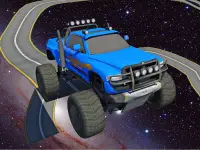 Galaxy stunt racing Game 3D Screen Shot 13