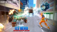 Grand Ice Superhero : Fire Hero Battle Screen Shot 1