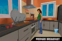 Happy virtual pregnant mom: Mother simulator games Screen Shot 8