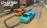 쇠사슬로 묶인 자동차 3D 레이싱 2017 - 스피드 드리프트 주행 Screen Shot 9