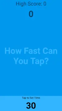 How Fast Can You Tap? Screen Shot 0