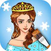 Pinence Girls Malvorlagen: Coloring Princesses