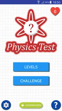 Physics Test Screen Shot 0