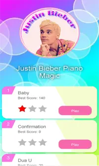 Justin Bieber Holy: Dream Music Piano magic Screen Shot 0