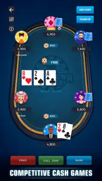 Showdown Poker - Online Competitive Hold'em Screen Shot 1