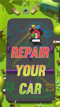 Pit Stop Repair Car: Simple, addictive puzzle game Screen Shot 4