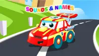 Toddler car games - car Sounds Screen Shot 0