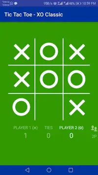 Tic Tac Toe -  Noughts and Crosses - X and O game Screen Shot 6