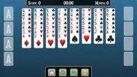 FreeCell Solitaire Screen Shot 1