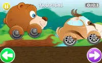 Hız yarışı - çocuklar için araba oyunu Screen Shot 0