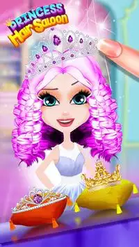 Star Princess Hair Salon – Color the Hair Screen Shot 1