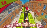 In Subway Princess Run Temple Runner 3D Game Screen Shot 2