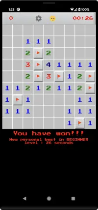 Minesweeper (Ad Free) Screen Shot 2