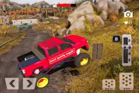 Off-Road Pickup Truck Hill Driving Simulator 2021 Screen Shot 0