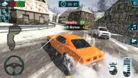 Schnee Auto Drift Auto Rennen Screen Shot 0