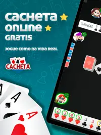 Cacheta Online: Jogo de Cartas Screen Shot 6