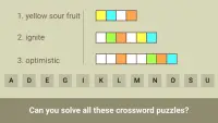 Trio Crossword - Word Puzzle Screen Shot 4