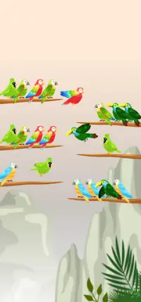 jeu de puzzle de tri d'oiseaux Screen Shot 4