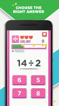 Go Math - Learn Math with Math Games [6-12 years] Screen Shot 2