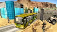 Commandos treinador Exército Transport Bus Sim Screen Shot 0