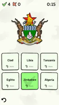 Stati dell'Africa -Quiz: Mappe, Capitali, Bandiere Screen Shot 5