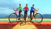 Impossible Bicycle Racing Stunts Pistas 3D Screen Shot 9