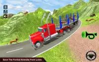 thú vật Hàng hóa xe tải nhiệm vụ người lái xe 3d Screen Shot 1