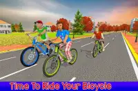 Kids Bicycle Rider School Race Screen Shot 0