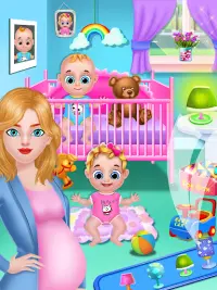 Mom & newborn babyshower - Babysitter Game Screen Shot 5