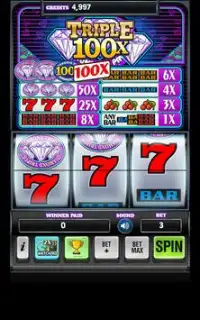 Triple 100x Wheel - Free Slots Machine Screen Shot 6