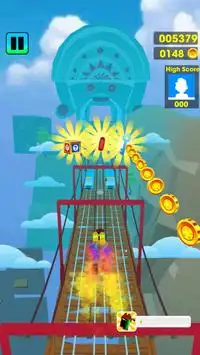 super Subway : Train Surf run fun 3D Screen Shot 4