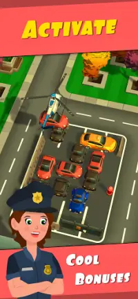 Parking Swipe - 3D Cars Puzzle Jam Screen Shot 2