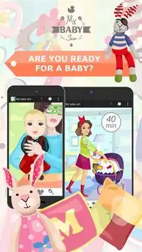 My Baby Sim - childcare game Screen Shot 9