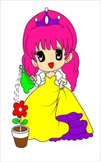 Princess Coloring Pages Screen Shot 2