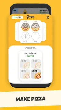 Idle Pizzeria Tycoon - Make & Delivery Pizza Screen Shot 1