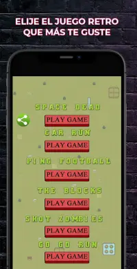 Mini juegos - Retro Juegos clasicos de maquinita Screen Shot 0