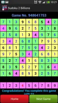 Sudoku 2 Billions Screen Shot 1