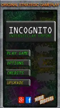 Incognito: Interstellar Empire Screen Shot 0