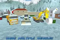 Snow Plow Rescue Excavator Sim Screen Shot 7