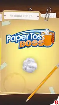 Paper Toss Boss Screen Shot 0