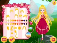 요정 소녀 드레스 - 소녀를 위한 캐릭터 생성 게임 Screen Shot 0