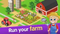 Farm and Fields - Idle Tycoon Simulator Game Screen Shot 0