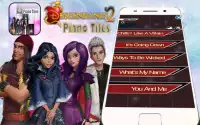 Descendants 2 Piano Tiles Screen Shot 0