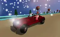 Coche de Navidad Stunt Racing - Santa Traffic Ride Screen Shot 0