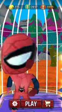 Spiderman Running Game Screen Shot 1