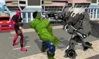 Flying Dragon Robot vs Grand Superheroes Battle Screen Shot 3