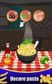 🍝 Koken Pasta rage: Make Pasta Maker Eten Game Screen Shot 3